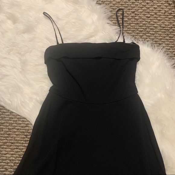 Banana Republic Black Strapless Dress Bow Back - Picture 8 of 10
